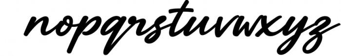 Mallians | Bold Signature Font Font LOWERCASE