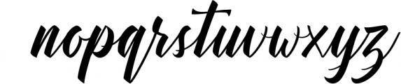 Manhattan Brush Script Font Swash 1 Font LOWERCASE