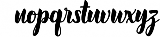 Mantera Script Font LOWERCASE