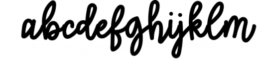 Many heart | Elegant Script Font Font LOWERCASE