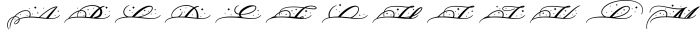 March Split Monogram Font UPPERCASE