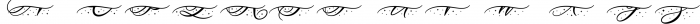March Split Monogram Font LOWERCASE