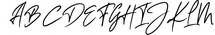 Marfimo Signature 1 Font UPPERCASE