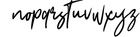 Marfimo Signature 1 Font LOWERCASE