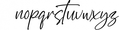 Margaretha Signature - Handwritten Script Font 1 Font LOWERCASE