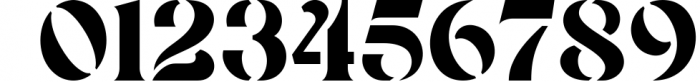 Marigo - Stencil Display Font Font OTHER CHARS