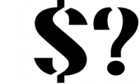 Marigo - Stencil Display Font Font OTHER CHARS