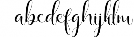 Marithe - Beautiful Modern Calligraphy Font LOWERCASE