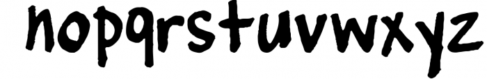 Marker - a basic handwritten marker doodle font Font LOWERCASE