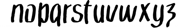 Markos Brush Typeface 1 Font LOWERCASE