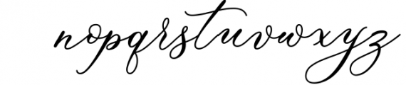 Marshella Script Font LOWERCASE