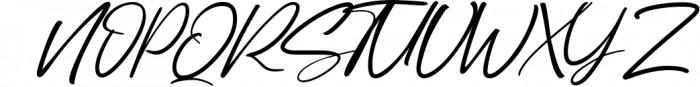Marthina - Handwritten Font Font UPPERCASE