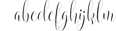 Marthina Script - Two Style 1 Font LOWERCASE