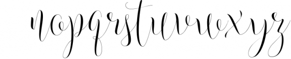Marthina Script - Two Style 1 Font LOWERCASE