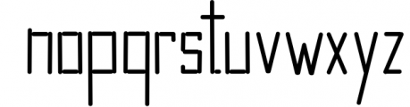 Martrikus 1 Font LOWERCASE