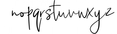 Marttiny Signature Handwritten Font LOWERCASE