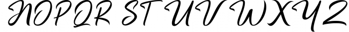 Maryland Calligraphy Script Font UPPERCASE