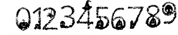 Masked Halloween Font Font OTHER CHARS
