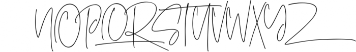 Masstro Signature Typeface 1 Font UPPERCASE