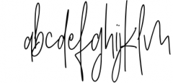 Masstro Signature Typeface 1 Font LOWERCASE