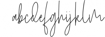 Masstro Signature Typeface Font LOWERCASE