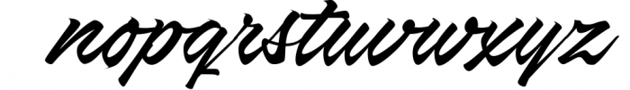 Matheo -bold script lettering 1 Font LOWERCASE