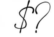 Mathilda Signature 1 Font OTHER CHARS