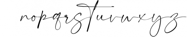 Mathilda Signature 1 Font LOWERCASE