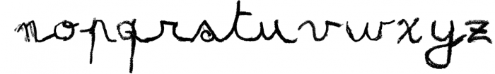 Matildas Grade School Hand_Script Font LOWERCASE