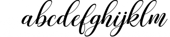 Maulydia Script Font LOWERCASE