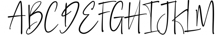 Maveline - A Modern Signature Font Font UPPERCASE