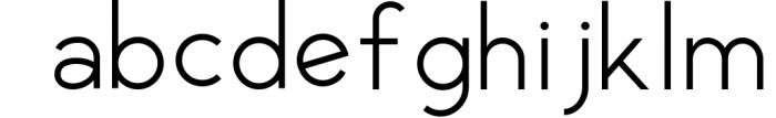Maximus Sans - A Geometric Sans family of 8 Fonts 3 Font LOWERCASE
