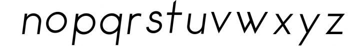 Maximus Sans - A Geometric Sans family of 8 Fonts 5 Font LOWERCASE