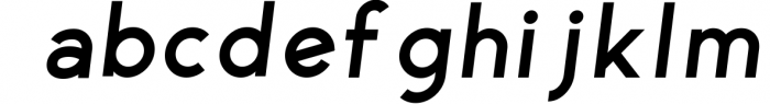 Maximus Sans - A Geometric Sans family of 8 Fonts 6 Font LOWERCASE