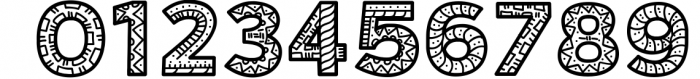 Mayaglyph - Aztec Pattern Webfont 1 Font OTHER CHARS