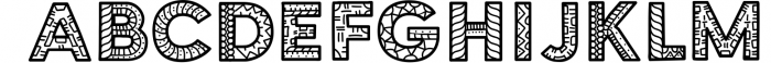 Mayaglyph - Aztec Pattern Webfont 1 Font UPPERCASE