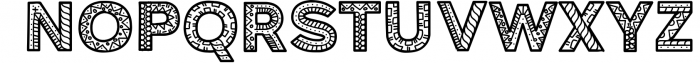 Mayaglyph - Aztec Pattern Webfont 1 Font UPPERCASE