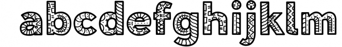 Mayaglyph - Aztec Pattern Webfont 1 Font LOWERCASE
