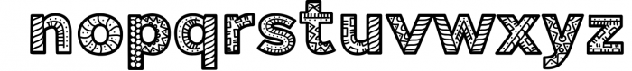 Mayaglyph - Aztec Pattern Webfont 1 Font LOWERCASE