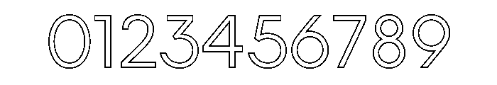 MADE INFINITY Outline Personal Use Light Font OTHER CHARS