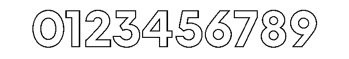 MADE INFINITY Outline Personal Use Medium Font OTHER CHARS