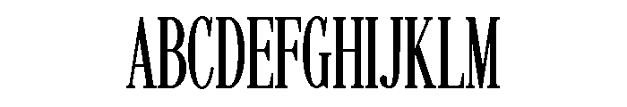 MAERISON SERIF Regular Font UPPERCASE