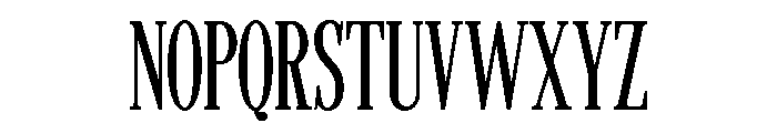 MAERISON SERIF Regular Font UPPERCASE