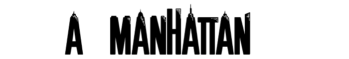 MANHATTAN Font OTHER CHARS