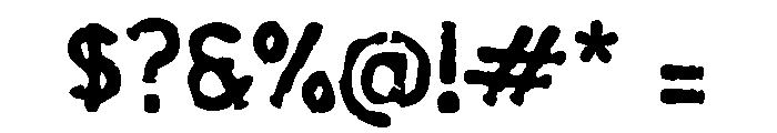 MARXIN Font OTHER CHARS