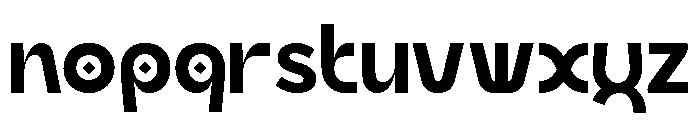 MASSIVE OCEANS DEMO REGULAR Font LOWERCASE