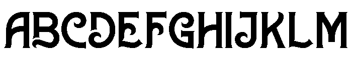 MASSIVE SKELETONS DEMO REGULAR Font UPPERCASE