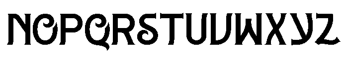 MASSIVE SKELETONS DEMO REGULAR Font UPPERCASE
