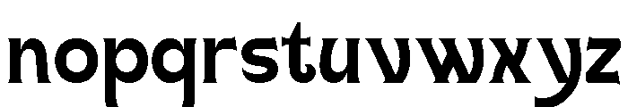 MASSIVE SKELETONS DEMO REGULAR Font LOWERCASE
