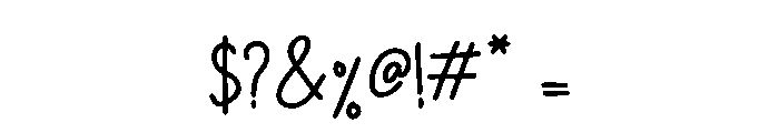 MATTEHEK FREE Font OTHER CHARS